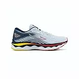 Mizuno Damen Wave Sky 6 Traillaufschuhe, White Hibiscus Buttercup, 38.5 EU