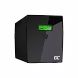 Green Cell 1500VA 900W Überspannungsschutz, schwarz, UPS04, Multicolor
