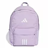 adidas Unisex ESSENTIALS 3 STRIPES BACKPACK BACK TO SCHOOL 2, powder plum/white, One size