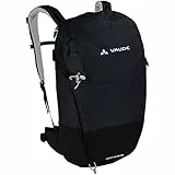 VAUDE Rucksaecke20-29l Prokyon Zip 20, Kompakter Wander- und Outdoorrucksack, black, one Size, 141360100