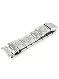 Alienwork IK Uhrenarmband silber Edelstahl Metallarmband