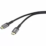 Speaka Professional HDMI Anschlusskabel HDMI-A Stecker, HDMI-A Stecker 5.00 m Schwarz SP-13138300 8K UHD HDMI-Kabel