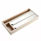 Kesper | Folienspender, Material: Bambus, Maße: 42 x 19 x 5,4 cm, Farbe: Natur |57041 13