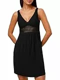 Triumph Damen Aura Spotlight NDK 01 X Night Shirt, SCHWARZ, 44
