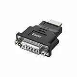 Hama HDMI auf DVI Adapter Ultra HD 4K 60 Hz (Stecker auf Buchse 24+5, Anschluss von PC, Laptop, Computer an Monitor, TV oder Beamer, Konverter)