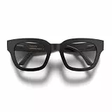 LONDON MOLE® Vegas modebrille | Zero's mit klaren Gläsern | Coole übergroße quadratische/rechteckige/trapezförmige Rahmen | Männer Frauen Unisex | Federscharniere