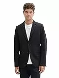 TOM TAILOR Herren 1042867 Blazer mit Piqué Struktur, 10668-Sky Captain Blue, 52