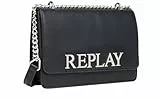 Replay Damen Handtasche aus Kunstleder, Black 098 (Schwarz), Onesize