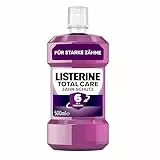 LISTERINE Total Care Zahn-Schutz 500 ml - Testsieger Stiftung Warentest, 6 in 1 Wirkung, 24h frischer Atem, schützt gegen Karies und Zahnfleischprobleme, antibakterielles Mundwasser