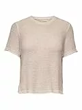 ONLY Damen Onlsunny S/S Nca KNT Pullover 15254282,Pumice Stone,XL