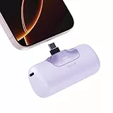 iWALK Powerbank 5500mAh Mini USB C Power Bank 22.5W Fast Charging Powerbank Klein Leicht Kompakte Externe Handyakkus für iPhone 17/16/15 17 Pro Max iPad, Samsung Galaxy S24/S25, Android Handy