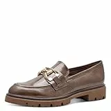 Marco Tozzi Damen 2-24700-43 Loafer, Taupe Patent, 37 EU
