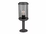 Trio Leuchten Außen Wegeleuchte Tanaro 502360142, Druckguss Aluminium anthrazit, Kunststoff klar, exkl. 1 E27