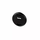 Hama Objektivdeckel für 62 mm Objektiv, Klemmmechanismus in Oberfläche, Super Snap, Schwarz