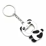 ARFUKA Schlüsselanhänger Flaschenöffner Panda Anhänger Bieröffner Schlüsselanhänger Bierflaschenöffner Tragbar Kronkorkenöffner Geburtstag Weihnachtsgeschenke für Frauen und Männer