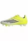 adidas Unisex F50 Club Firm Ground/Multi Ground Football Boots, Team solar Yellow 2/core Black/Lucid red, 40 2/3 EU