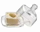 APS 15926 Butterservierer, Butterglocke, 9 x 9 cm, Höhe 9 cm, Glas