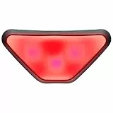 uvex Plug-in LED – passend für uvex urban Planet - Zubehör für Damen und Herren - inkl. Klippbefestigung - Dauer- oder Blinklicht - Black-red - one Size
