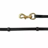 WALDHAUSEN Island Zügel mit Karabiner, schwarz