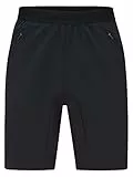 Ziener Herren NALTE Mountainbike-Shorts/Rad- / Outdoor-Hose - atmungsaktiv,elastisch,PFC frei, Black, 46