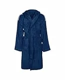 arena Soft Robe Core, Bademantel aus Baumwolle für Damen und Herren, Unisex-Bademantel aus Frottee mit Kapuze und Taschen, Angenehm und Leicht