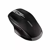 CHERRY MW 2310 2.0, Kabellose 6-Tasten-Maus, 2,4 GHz Funk mit 10 m Reichweite, Optischer Sensor & DPI-Schalter, Nano-USB-Empfänger, Beidhändig Nutzbar, Schwarz