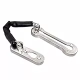 MeevrgR Türkettenschloss, multifunktional, sicher und stabil, Edelstahl-Türkette, geeignet für den Innen- und Außenbereich, erfordert keine komplizierten Werkzeuge