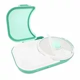 Bewinner Snackbox mit Fächern & Deckel, Multifunktionale Snack Spinner Set für Kleinkinder – Sicher versiegelter Snackteller zum Aufbewahren Zuhause