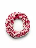 STREET ONE Damen A572789 Bedruckter Loop Schal, Glory red, A