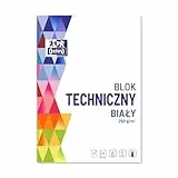 OXFORD 400093199 Zeichenkarton A4 10 Blätter, 250 g/m2, 20 Stück-Packung weiß