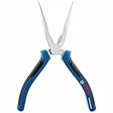 Bosch Professional 200mm Spitzzange (gerade, Chrom-Vanadium Stahl, gummierte Grifffläche)