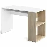 Symbiosis TemaHome Yale Schreibtisch, Eiche und Weiß, 114 x 50 x 75,5 cm (B x T x H)