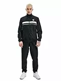 Sergio Tacchini Herren Trainingsanzug Zelma, Farbe:black/white, Größe:M