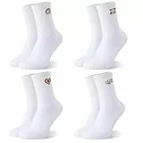 kodinsiivous 4 Paar Lgbtq Socken Herren&Damen 39-42 Regenbogen Socken Tennissocken Sportsocken Rainbow Crew Socks Pride Outfit