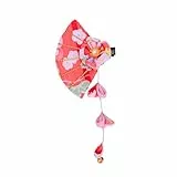 Amosfun Japanischer Haarschmuck Damen Handgefertigte Stoff Haarspange Mit Quaste Und Blumenmuster Für Party Festival Und Alltag