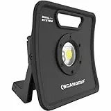 Scangrip Nova 4K C+R, Robuste und Wiederaufladbare LED-Arbeitsleuchte, Langlebig und tragbar, 4000 Lumen