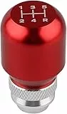 Wexxaii Schalthebel Universal Auto Schaltknauf Schalthebel Manuelle(Rot)