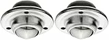cyclingcolors 2x Kugelrollen stahl Kohlenstoffstahl Rollen für Schlitten möbel Einlass-Kugel-Möbelrolle lenkbar Kugellager Stahlkugel Rollenlager