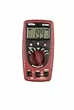 Testboy 2200 Digital-Multimeter mit Kabelbruchdetektor und Ionisationstrommessung (weiße Hochleistungs-LED-Taschenlampe, Auto Range, Data-Hold), Rot/Schwarz