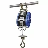 PLANETA H20620 Bauseilwinde, TYP BW-230, Tragfähigkeit in allen Seillagen 230 kg, Seilgeschwindigkeit 9 - 14 m/min., 24 m Hubhöhe, 230 V