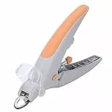 Ejoyous Krallenschere für Hunde und Katzen mit LED-Licht und 5-facher Lupe, Nagelknipser für Verschiedene Körpertypen Haustier