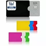 AntiSpyShop RFID Schutzhüllen, TÜV geprüft, NFC Blocker - Kreditkarte, Bank EC Karte (7er Set)