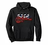 Offizielles The Beatles Rock Pop Band Gitarre UK Flagge Pullover Hoodie