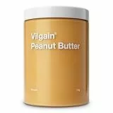 Vilgain 100% Erdnussbutter Cremig (1000g) – Cremiges Erdnussmus Ohne Zuckerzusatz, Palmöl & Salz – Vegan, Proteinreich & Glutenfrei – Natürliche Erdnusscreme Aus Trocken Gerösteten Erdnüssen