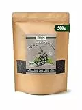 Biojoy BIO-schwarze Holunderbeeren (500 g), getrocknet und ganz, Holundertee (Sambucus nigra)