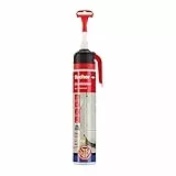 fischer Dichtkleber 200 ml, Kleb- & Dichtstoff in Weiß, zum Verkleben und Abdichten, wasserbeständiger Universalkleber, praktische Kartusche, Verwendung ohne Werkzeug
