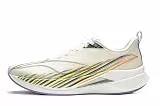 LI-NING RED Hare 9 PRO Herren Laufschuhe Reflektierende Leichtgewicht Rebound Racing Training Sneakers Champagnerweiß/Bunte Streifen EU 40 1/3