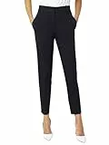 VERO MODA Damen Vmnila Mw Tapered Pant Anzughose, Navy Blazer, 38W x 32L