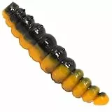 FTM Omura Baits Larvy Käse 3,5cm - 10 Gummiköder, Farbe:Schwarz/Ocker