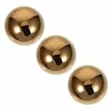 Generisch 3 Stück Hohle Edelstahlkugeln 76mm mit Spiegeloberfläche Leichte Gartenkugeln aus Rostfreiem Metall Dekorative Gartendeko für Innen und Außenbereich